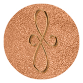 DAROUND 601 CP SH CP Copper Scroll Shimmer Copper Background